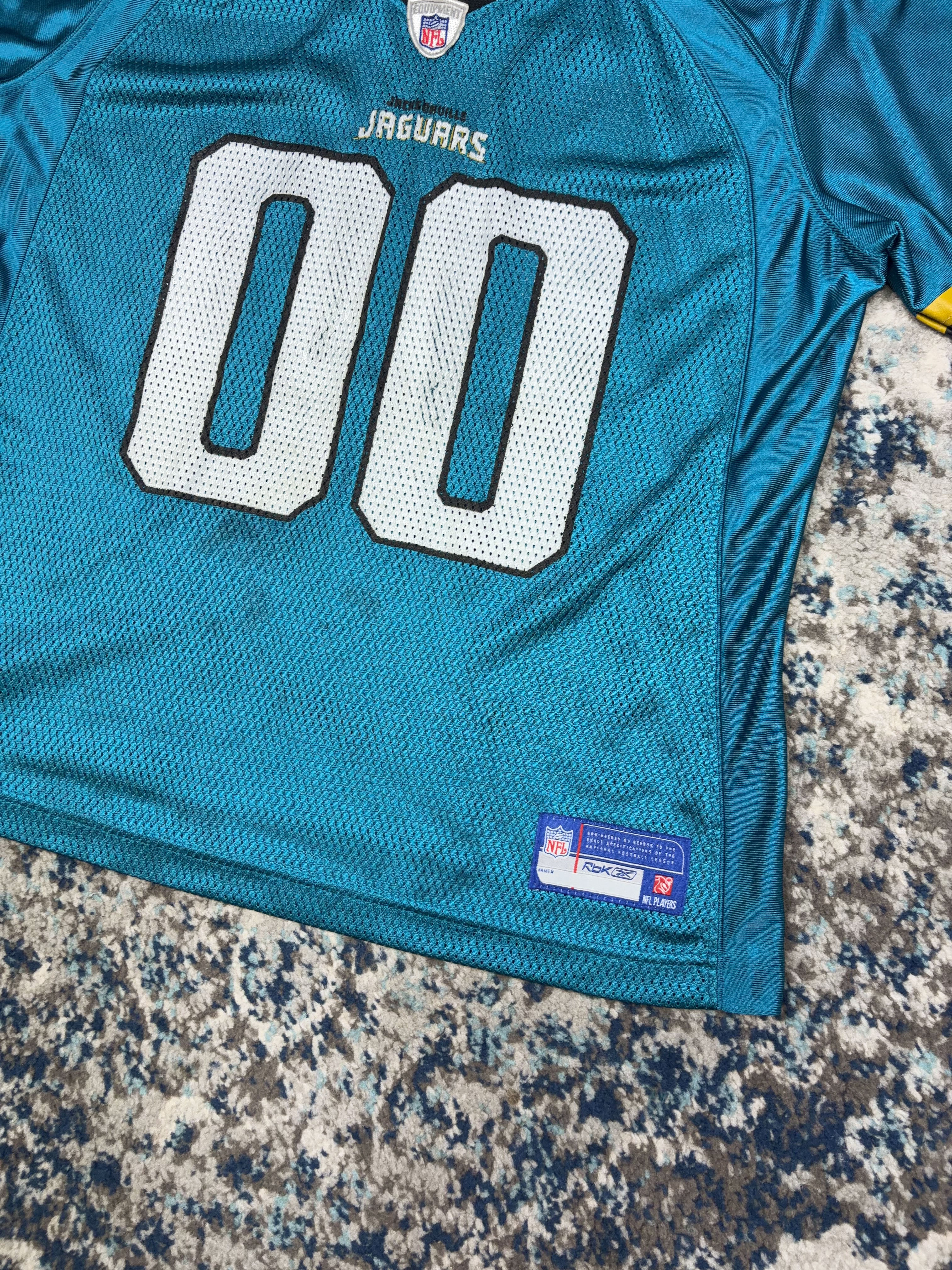 Vintage Jacksonville Jaguars #00 NFL Reebok Football Jersey Size XL YOUTH