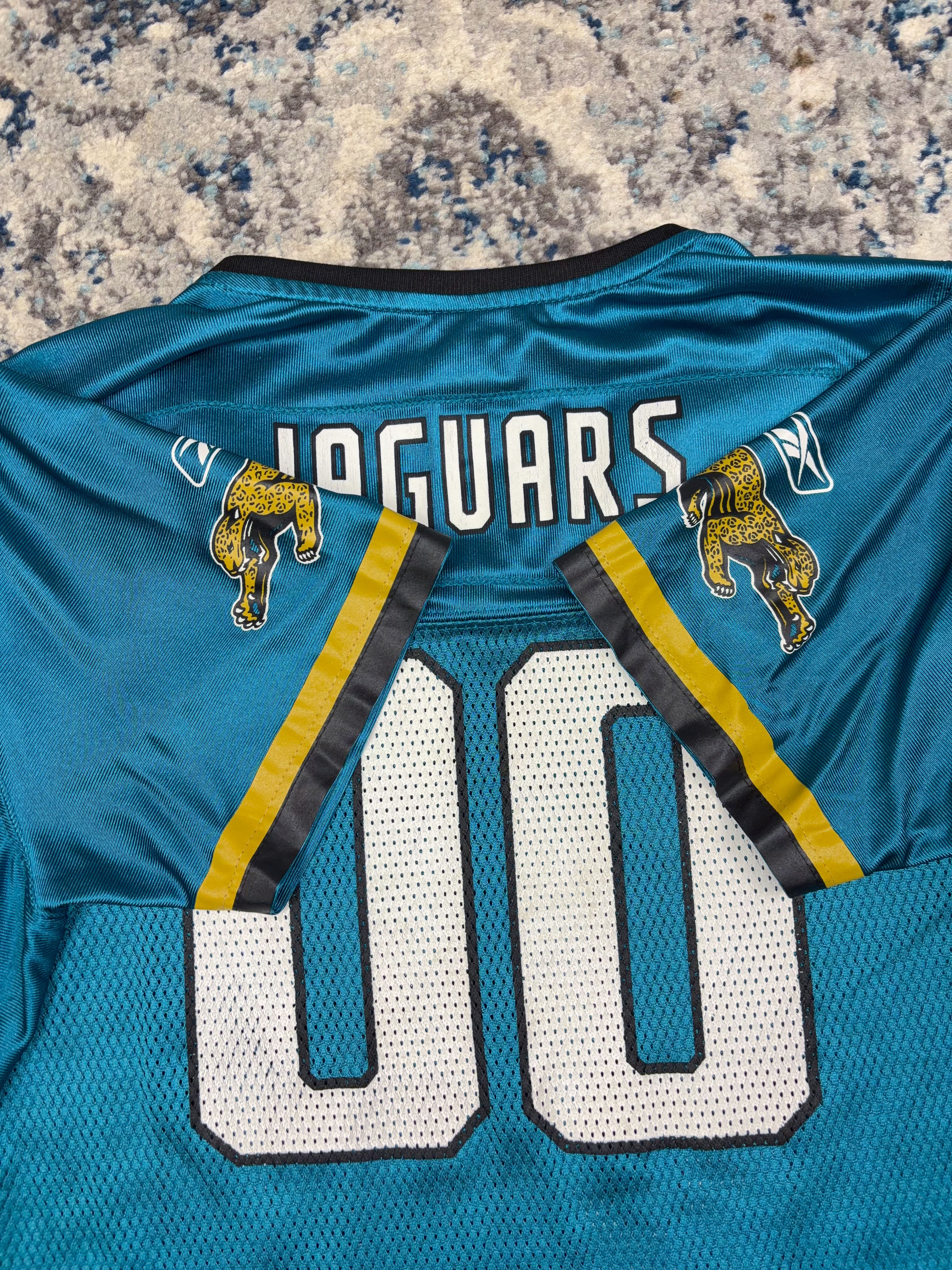 Vintage Jacksonville Jaguars #00 NFL Reebok Football Jersey Size XL YOUTH