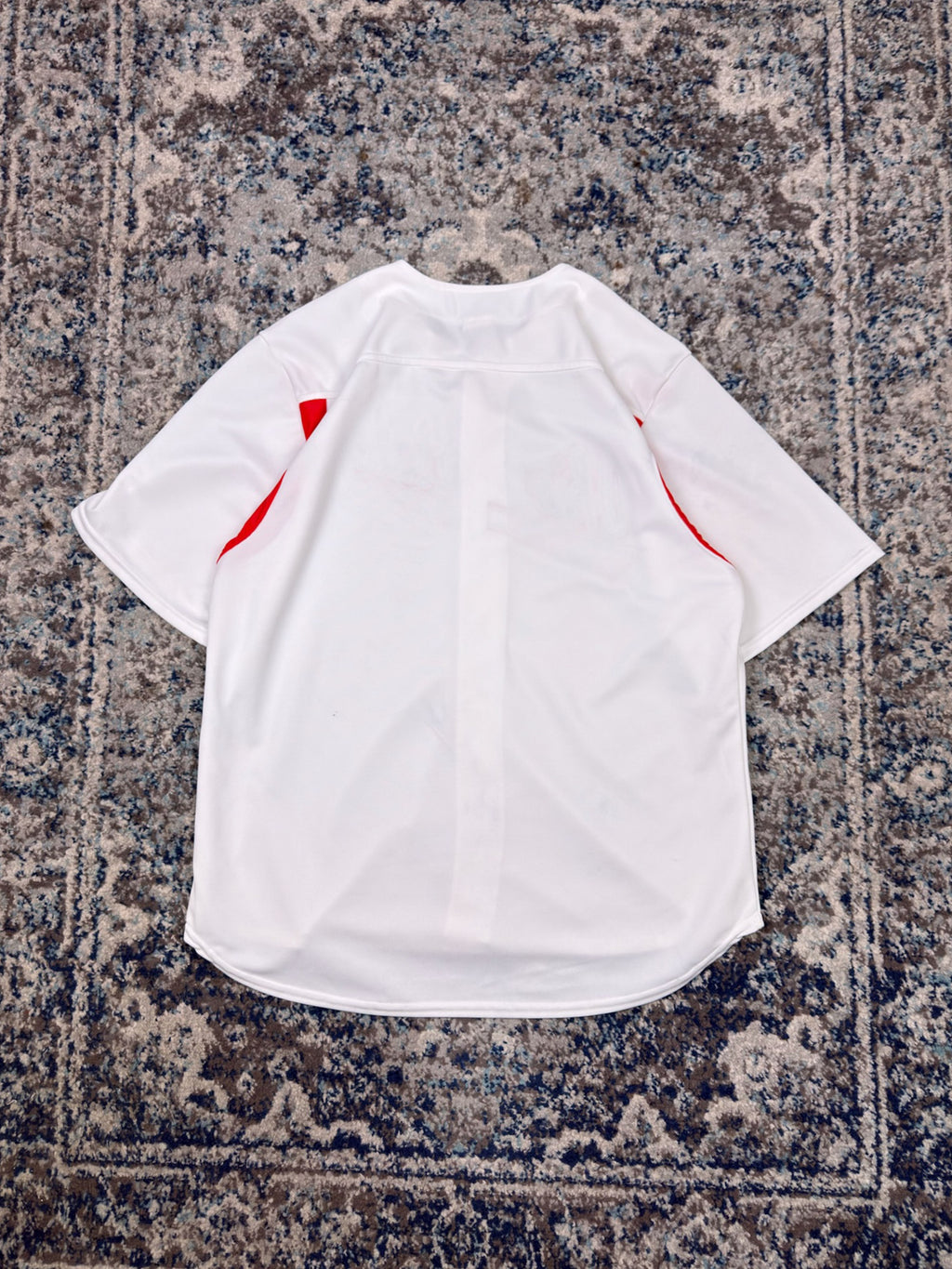 Vintage Ohio State Buckeyes NCAA Stitched Script Spellout Baseball Jersey Size Large