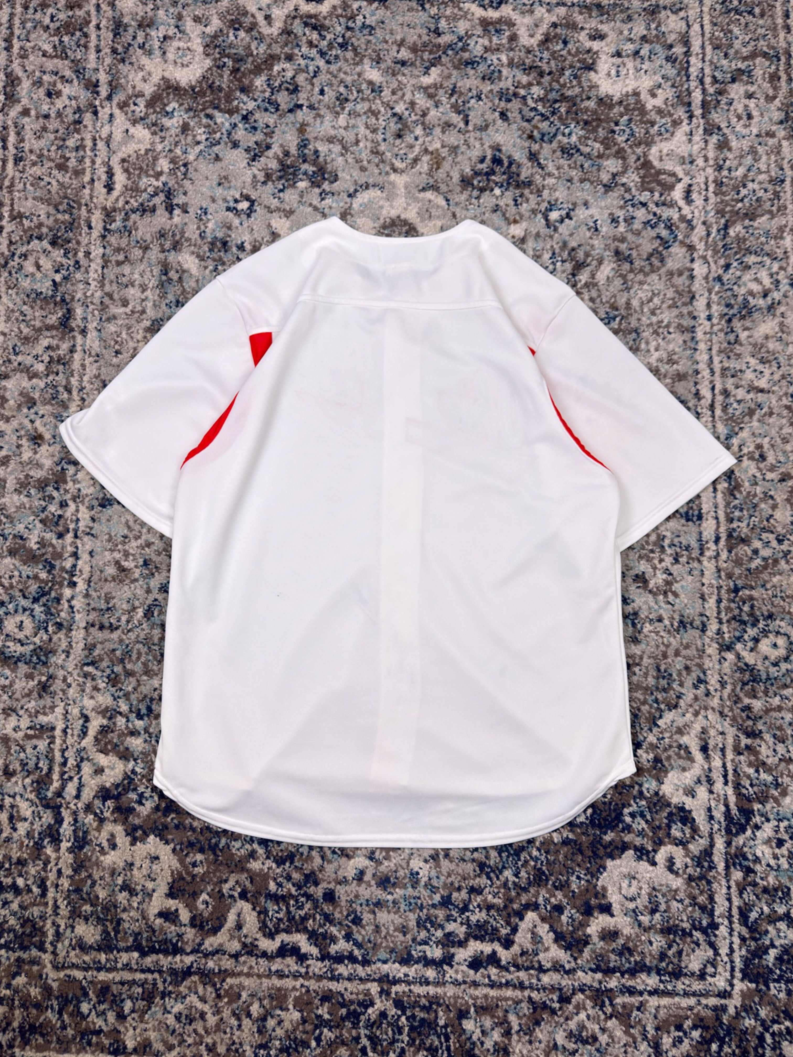 Vintage Ohio State Buckeyes NCAA Stitched Script Spellout Baseball Jersey Size Large