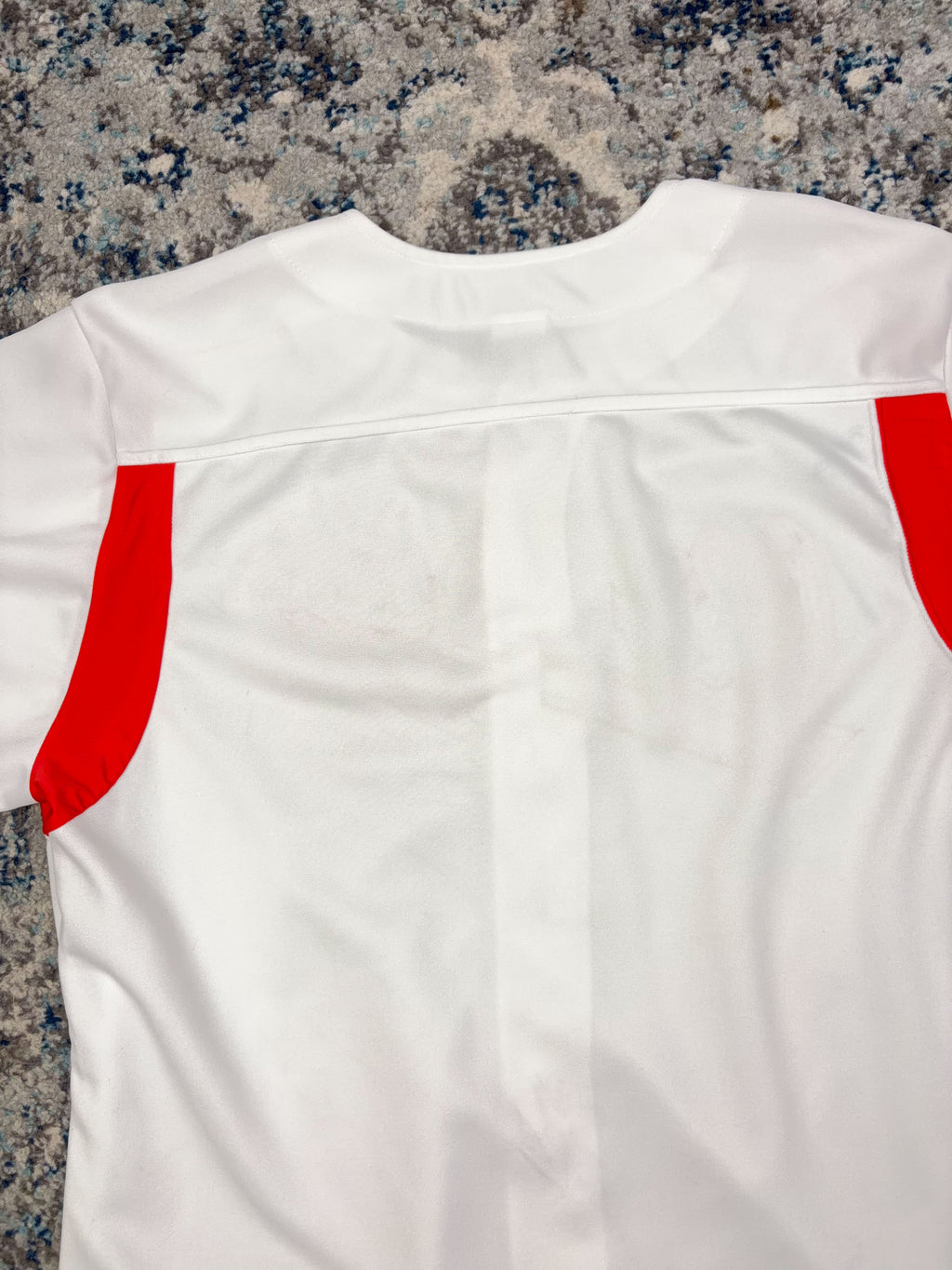Vintage Ohio State Buckeyes NCAA Stitched Script Spellout Baseball Jersey Size Large