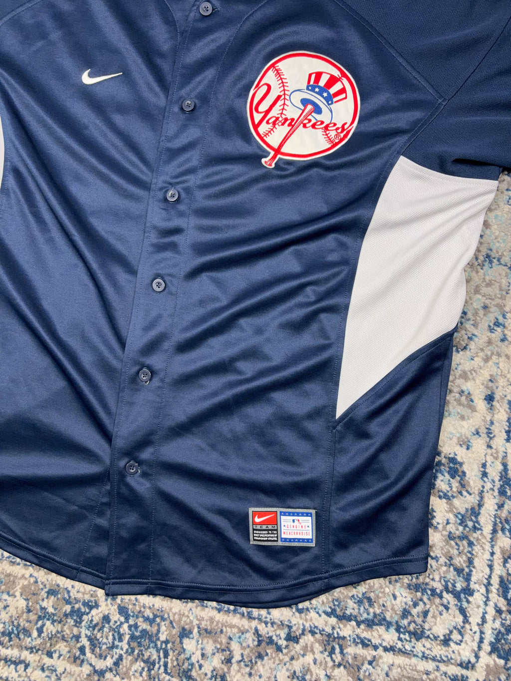 Vintage Jason Giambi #25 New York Yankees MLB Stitched Nike Baseball Jersey Size 2XL