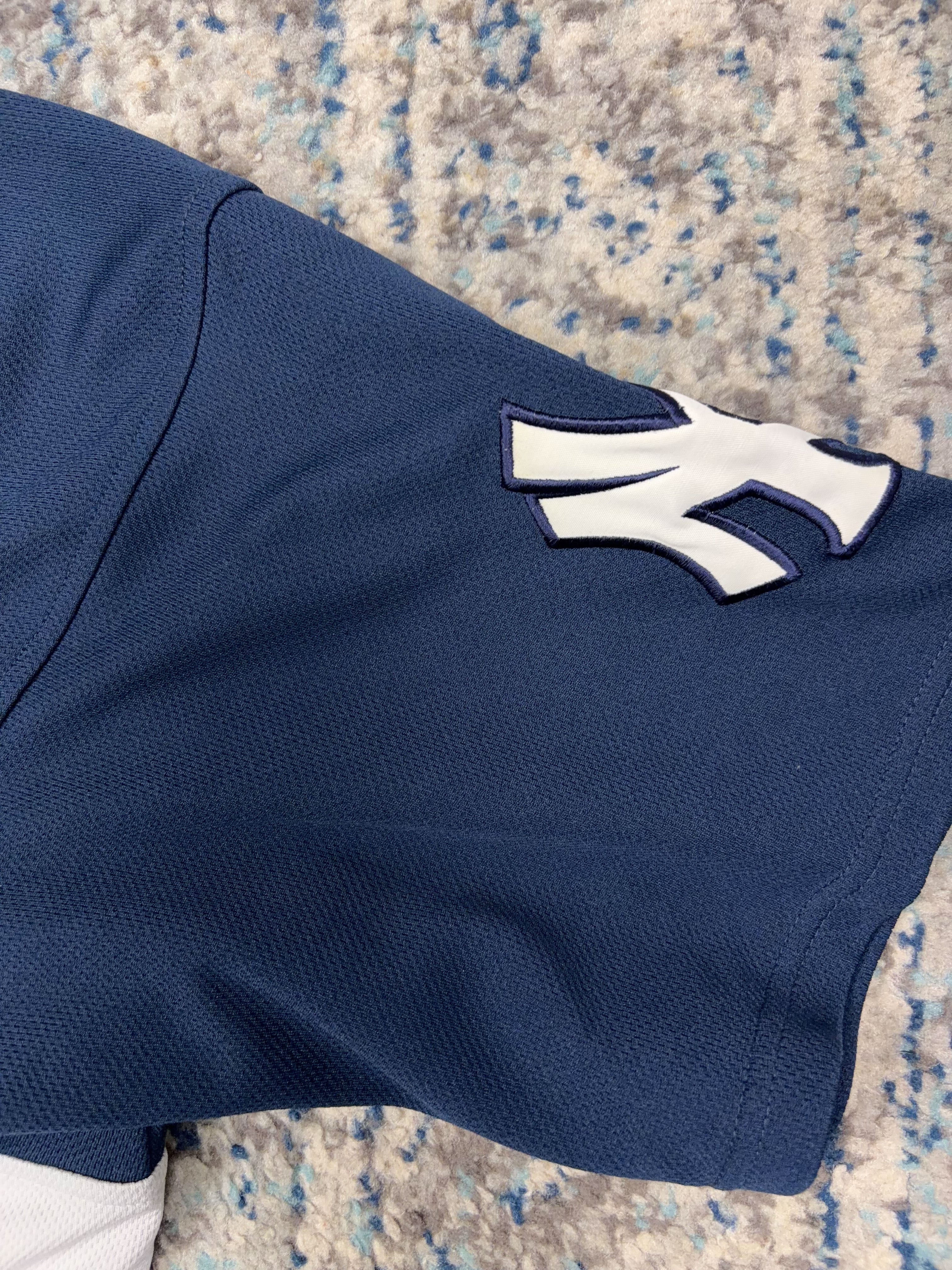 Vintage Jason Giambi #25 New York Yankees MLB Stitched Nike Baseball Jersey Size 2XL