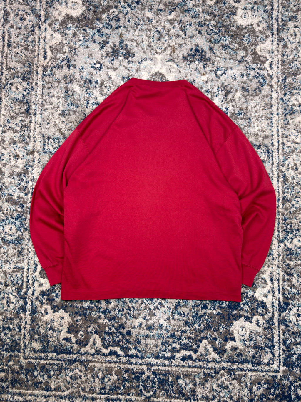 Vintage 90s Eddie Bauer Blank Single Pocket Long Sleeve T-Shirt Size XL