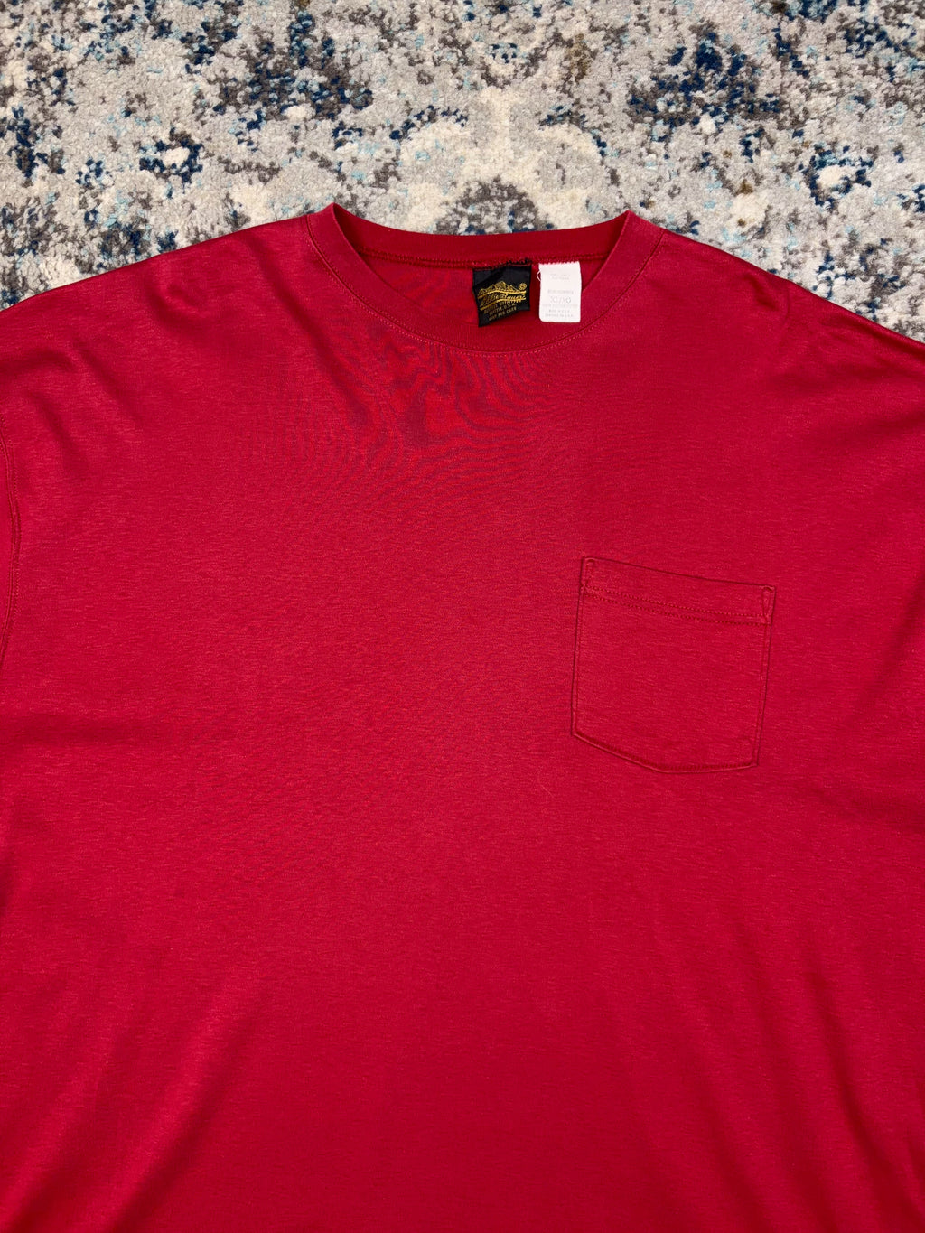 Vintage 90s Eddie Bauer Blank Single Pocket Long Sleeve T-Shirt Size XL