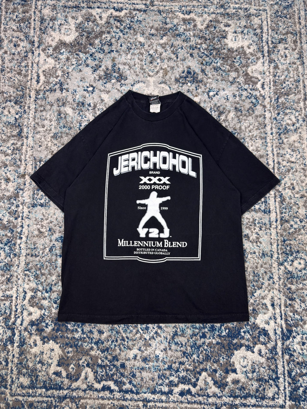 Vintage 2001 Chris Jericho WWF Jerichohol Parody Wrestling Graphic T-Shirt Size XL
