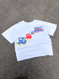 Vintage 90s Trident Chew On This Fish Graphic Snack Promo T-Shirt Size XL