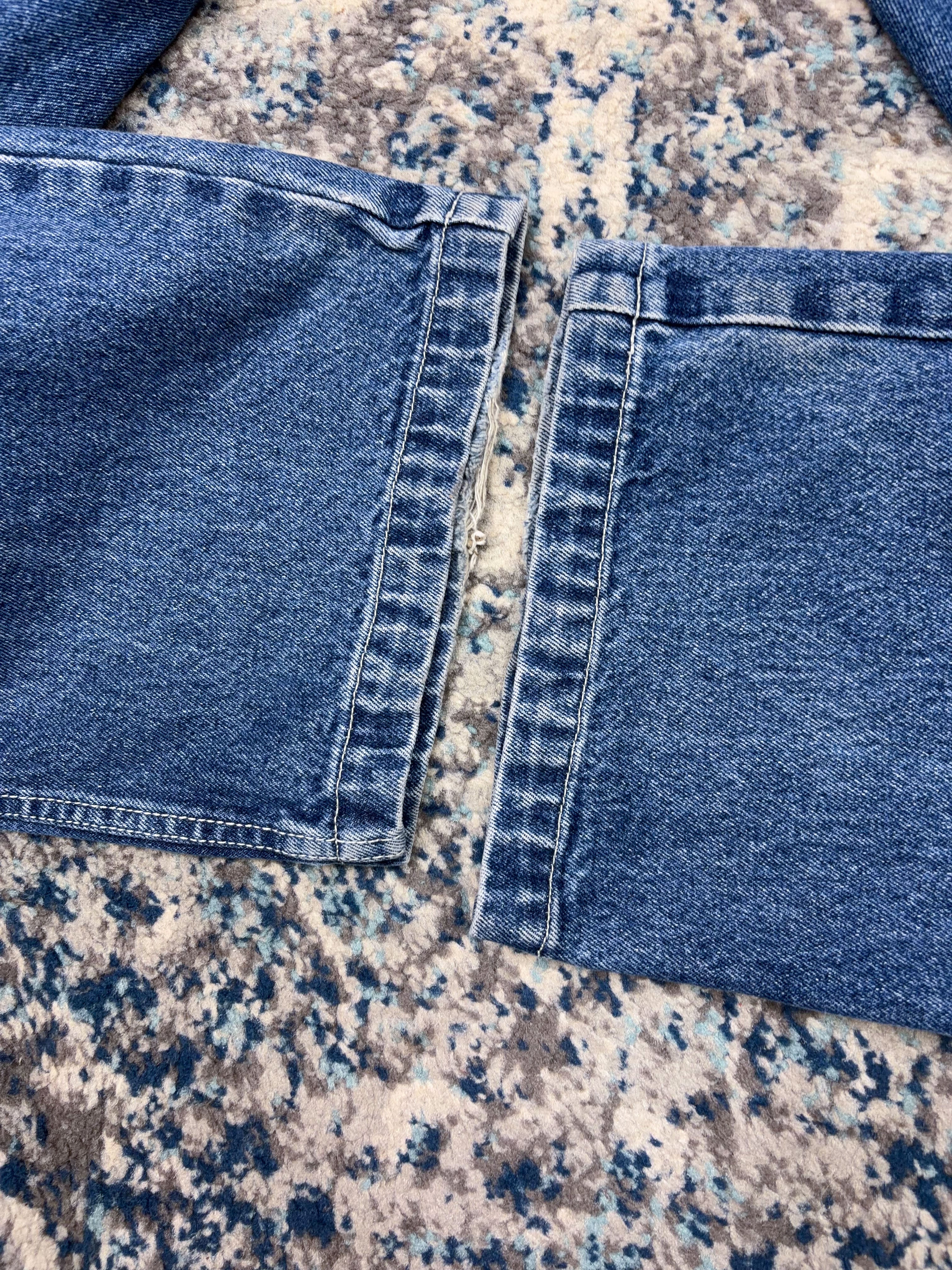 Vintage Y2K Paco Jeans Embroidered Logo  Medium Wash Denim Carpenter Pants Size 30