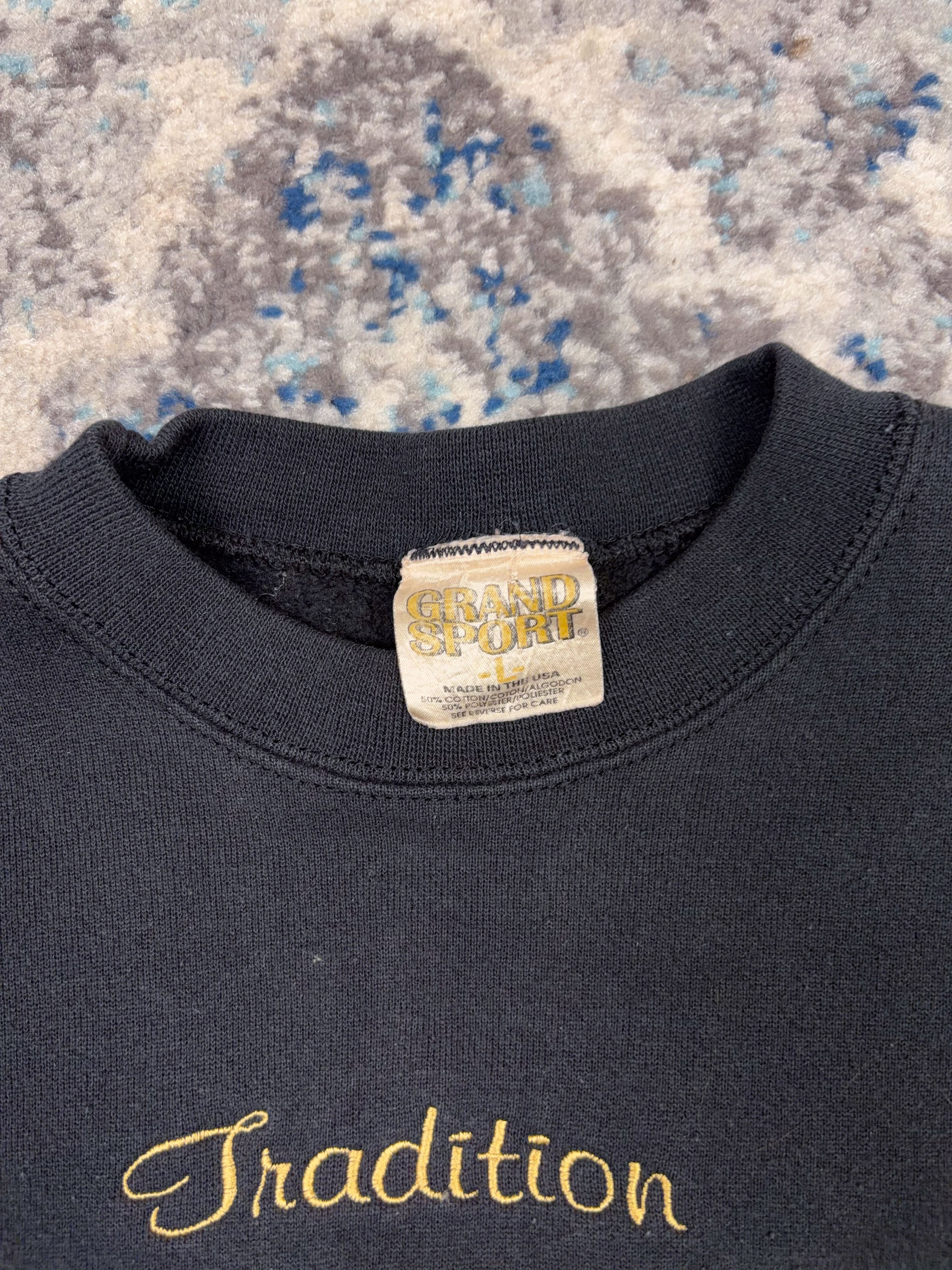 Vintage 1993 Jacksonville Jaguars NFL Embroidered Banned Logo Sweatshirt Size Large