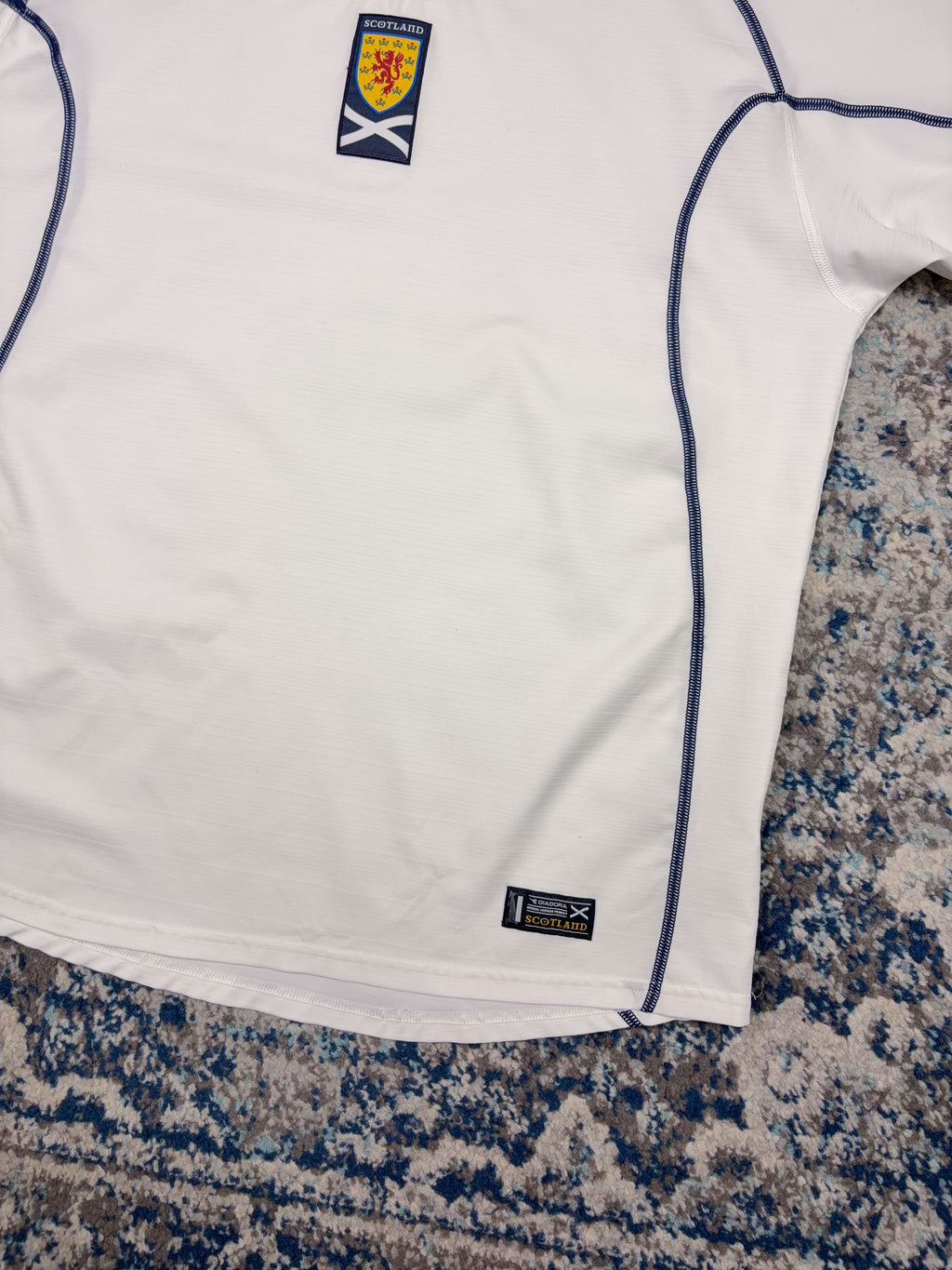 Vintage 2003-05 Scotland Away Training Diadora Soccer Jersey Size Large