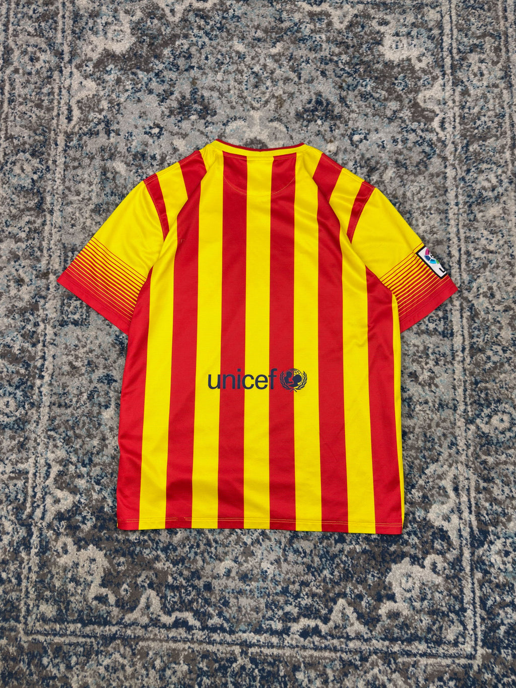 2013-14 FC Barcelona Away Nike Soccer Jersey Size XL