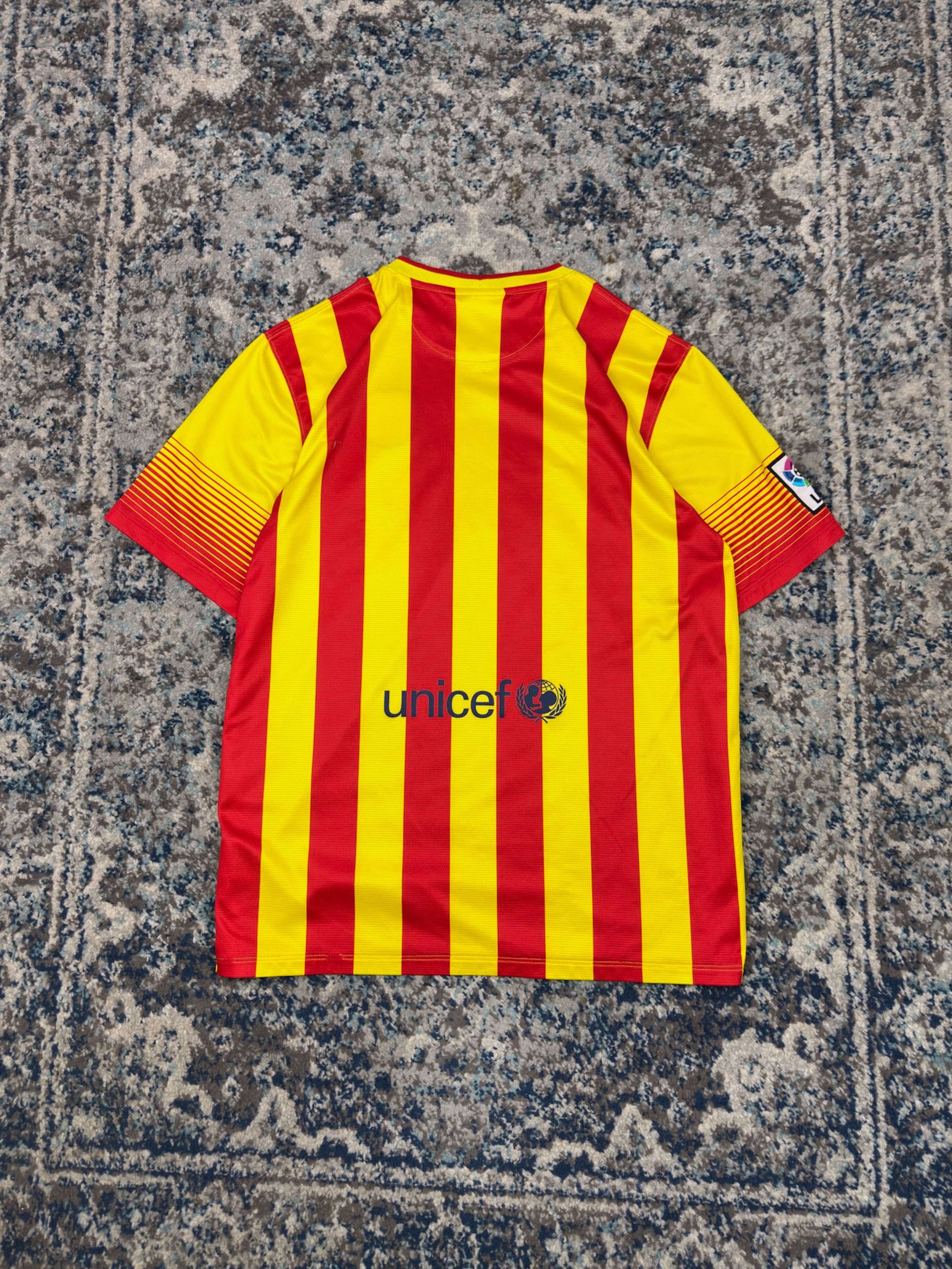2013-14 FC Barcelona Away Nike Soccer Jersey Size XL
