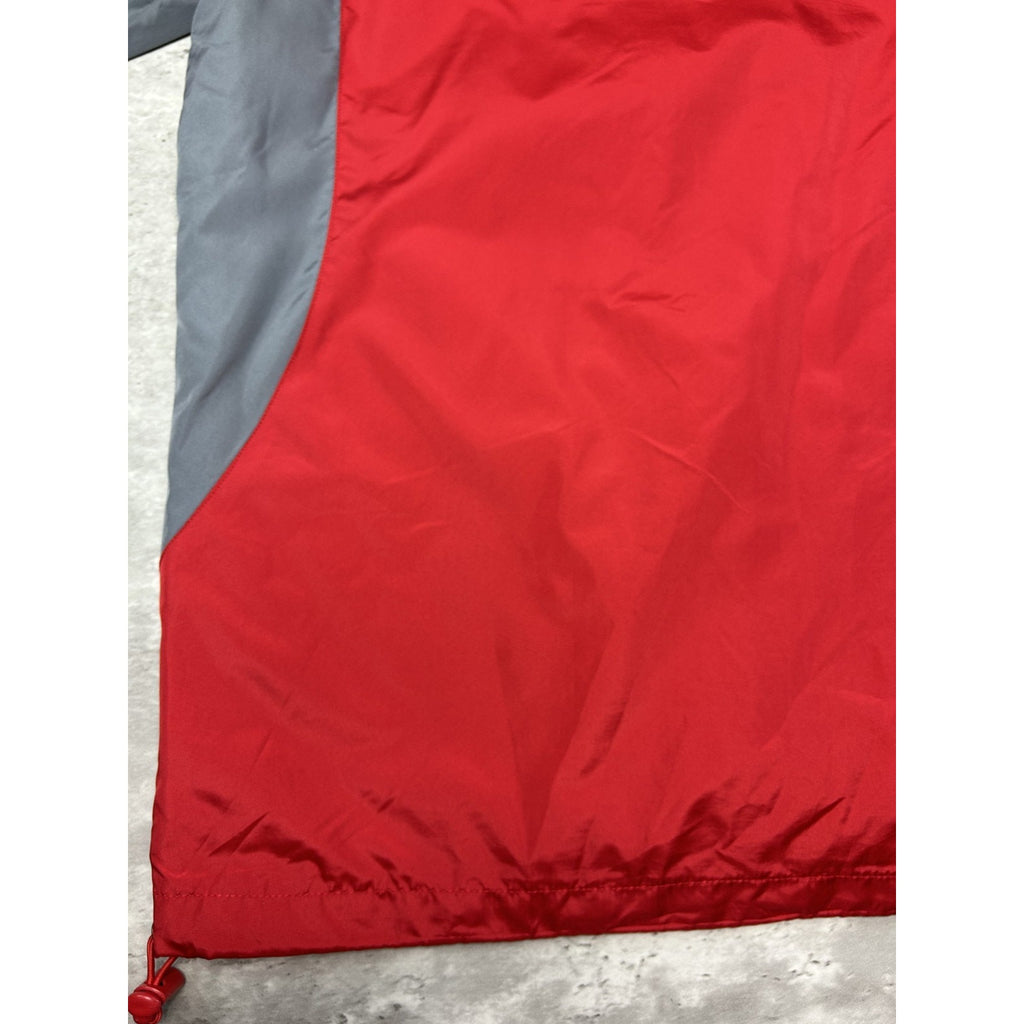 Kansas City Chiefs NFL Embroidered Logo Nylon Windbreaker Size XL