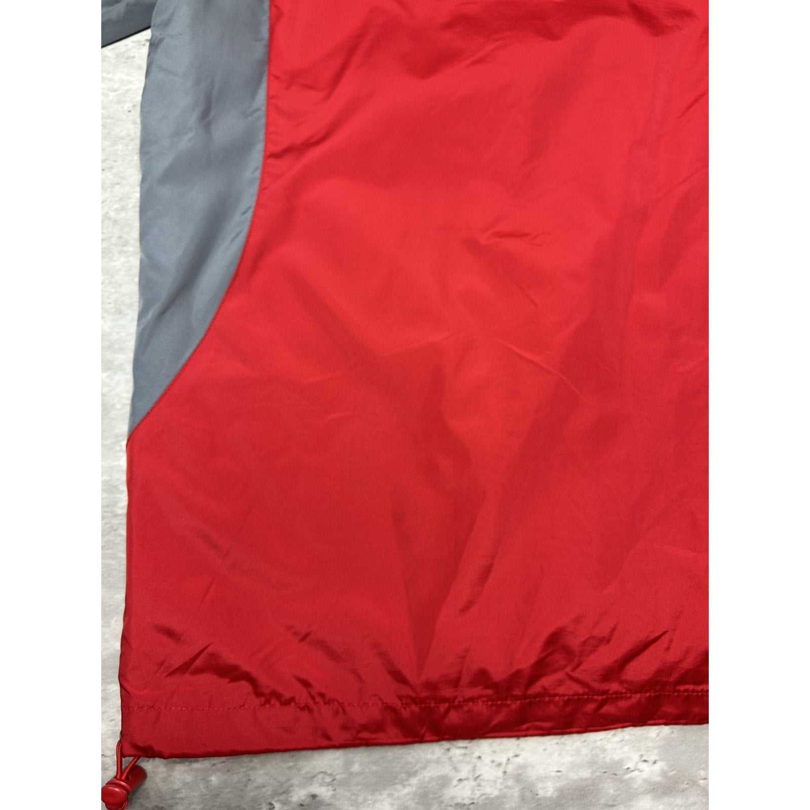 Kansas City Chiefs NFL Embroidered Logo Nylon Windbreaker Size XL