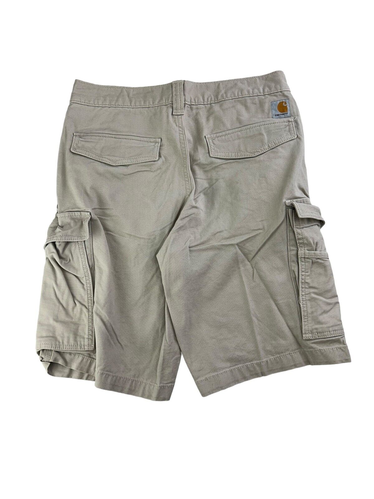 Carhartt Relaxed Fit Canvas Workwear Cargo Shorts Size 32 Beige