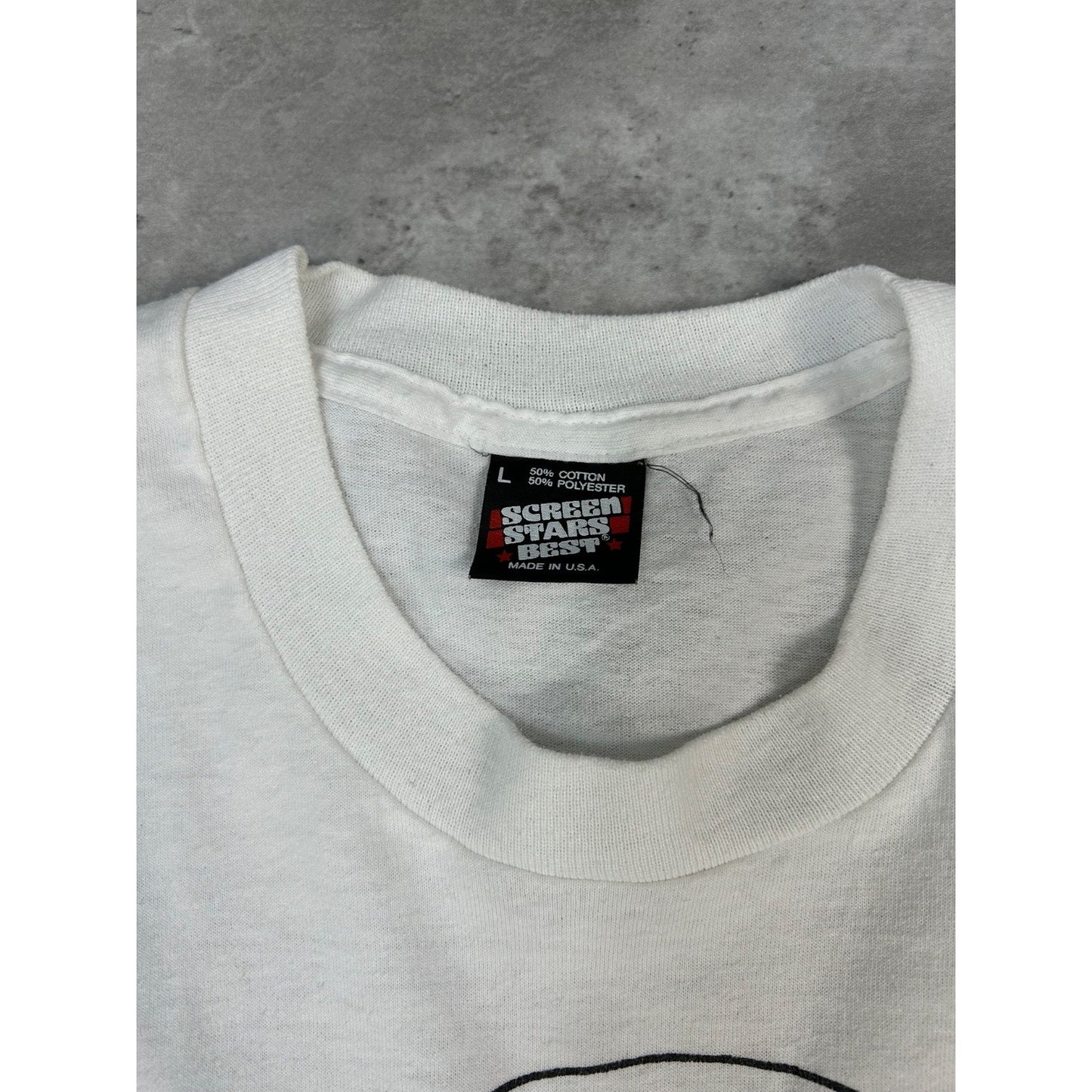 Vintage 90s Jersey Jacks I Think Its Stress Comedy Graphic T-Shirt Size Large