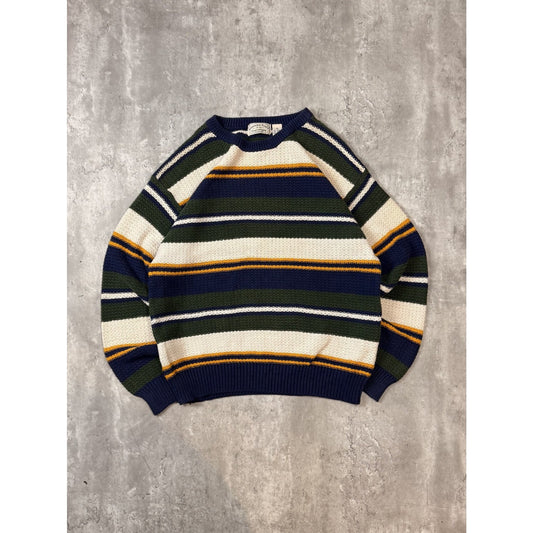Vintage 90s American Eagle Outfitters Striped Pullover Knit Sweater Size XL