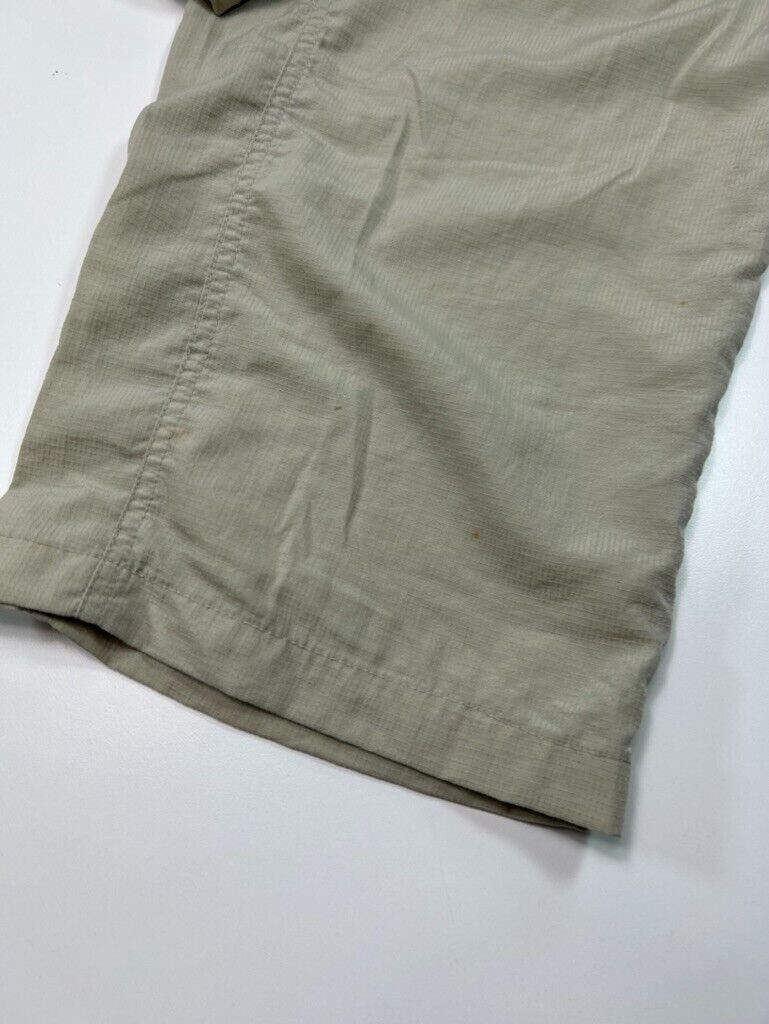 Vintage Columbia PFG Lightweight Nylon Multi Pocket Convertible Pants Size 33