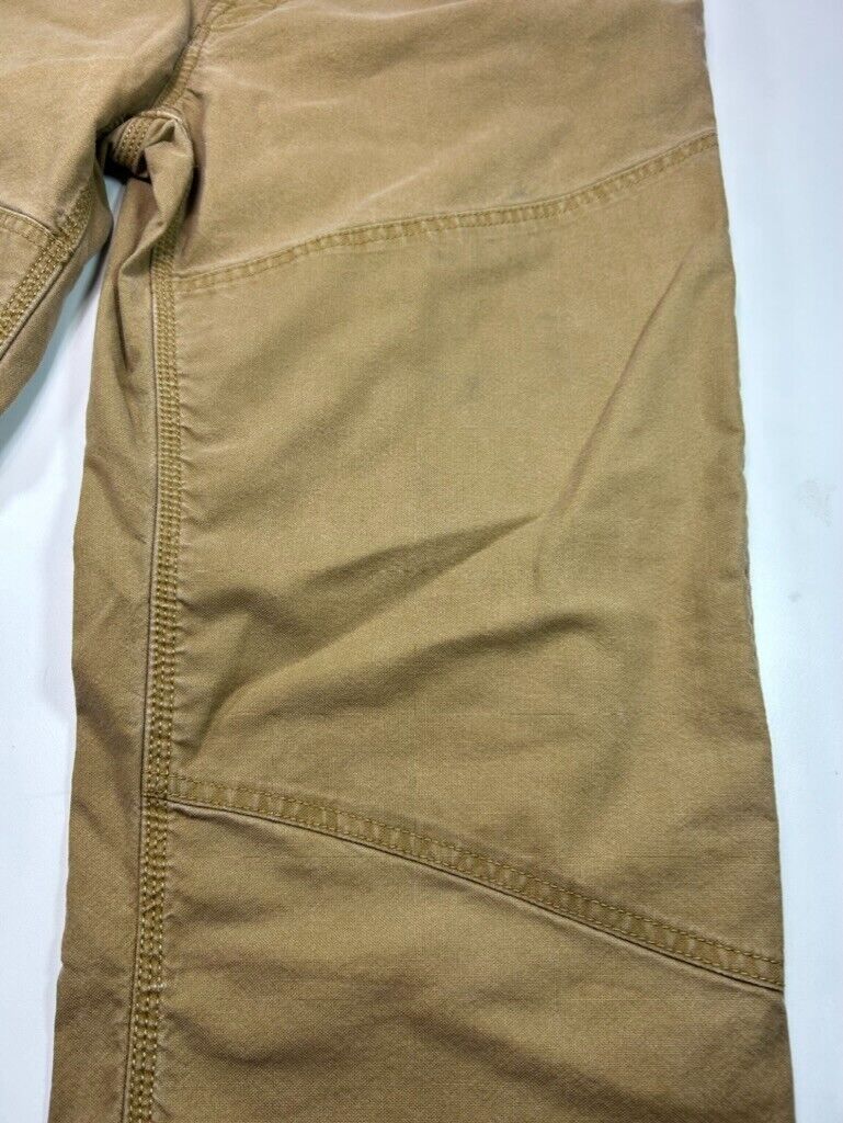 Vintage The North Face TNF Workwear Double Knee Canvas Pants Size 38 Beige