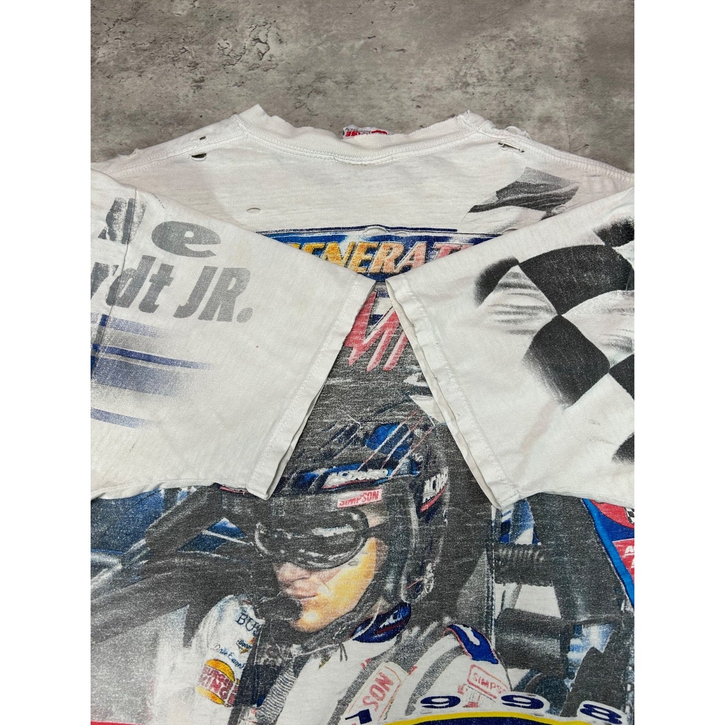Vintage Dale Earnhardt #3 Nascar Racing All Over Print T-Shirt Size Large