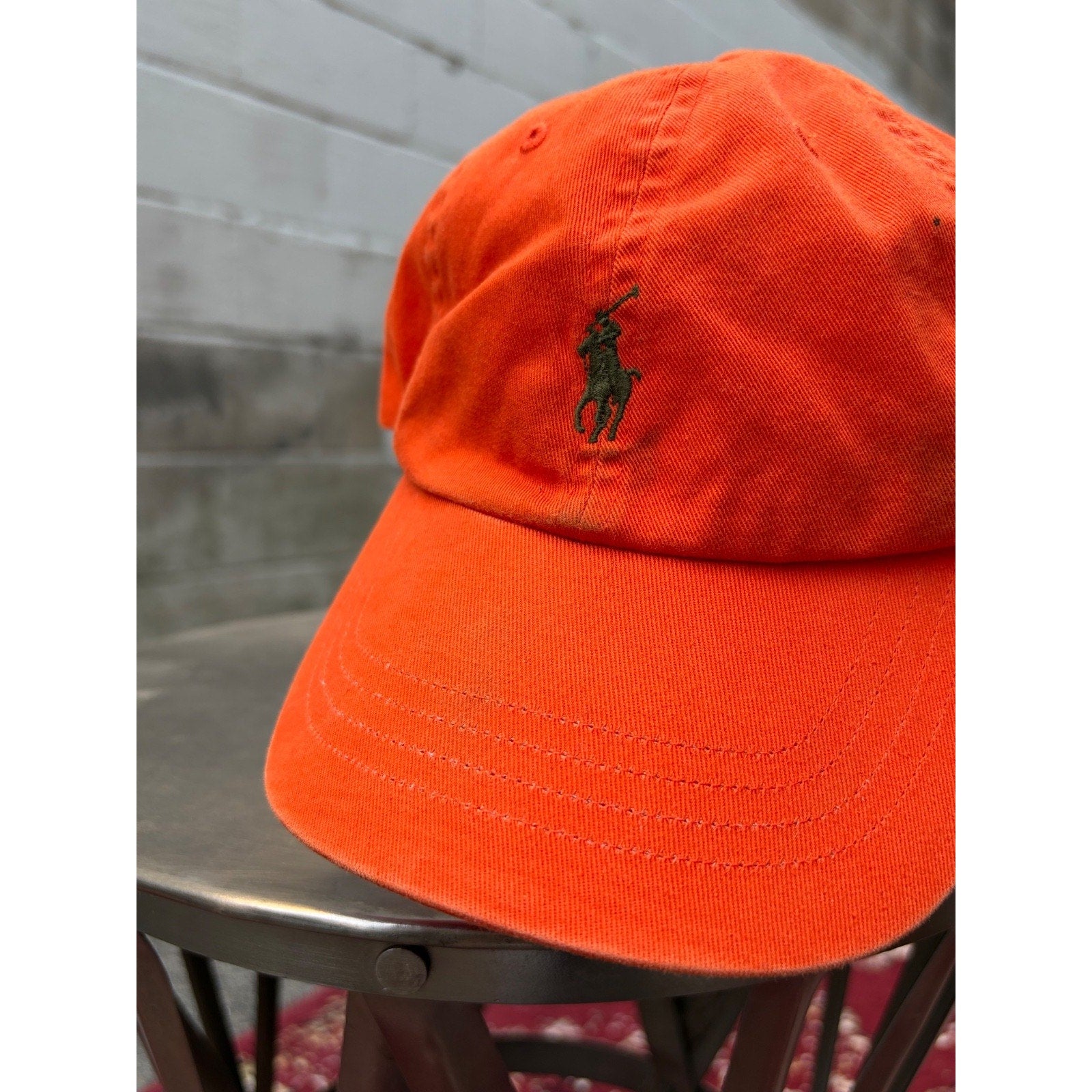 Vintage Polo Ralph Lauren Embroidered Pony Strapback Hat OSFA