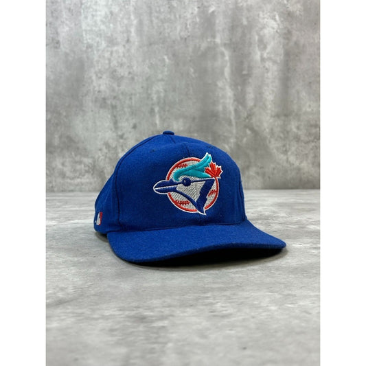Vintage 90s Toronto Blue Jays MLB Embroidered Logo Baseball Strapback Hat OSFA