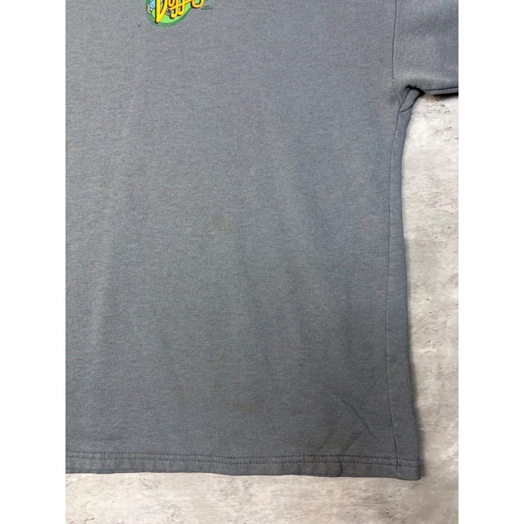 Vintage The Simpsons Duffer's Golf Graphic Long Sleeve T-Shirt Size XL