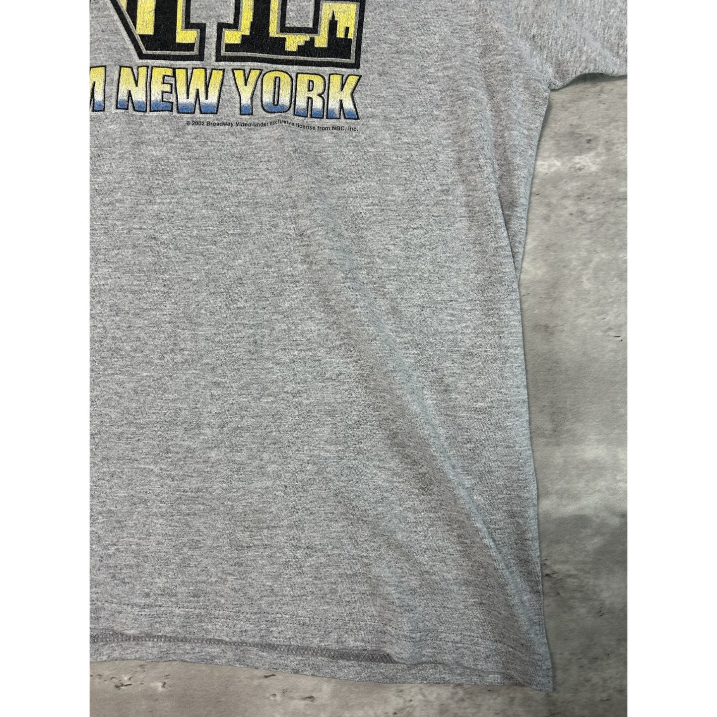 Vintage 2002 Saturday Night Live SNL Spellout Tv Show Promo T-Shirt Size XL