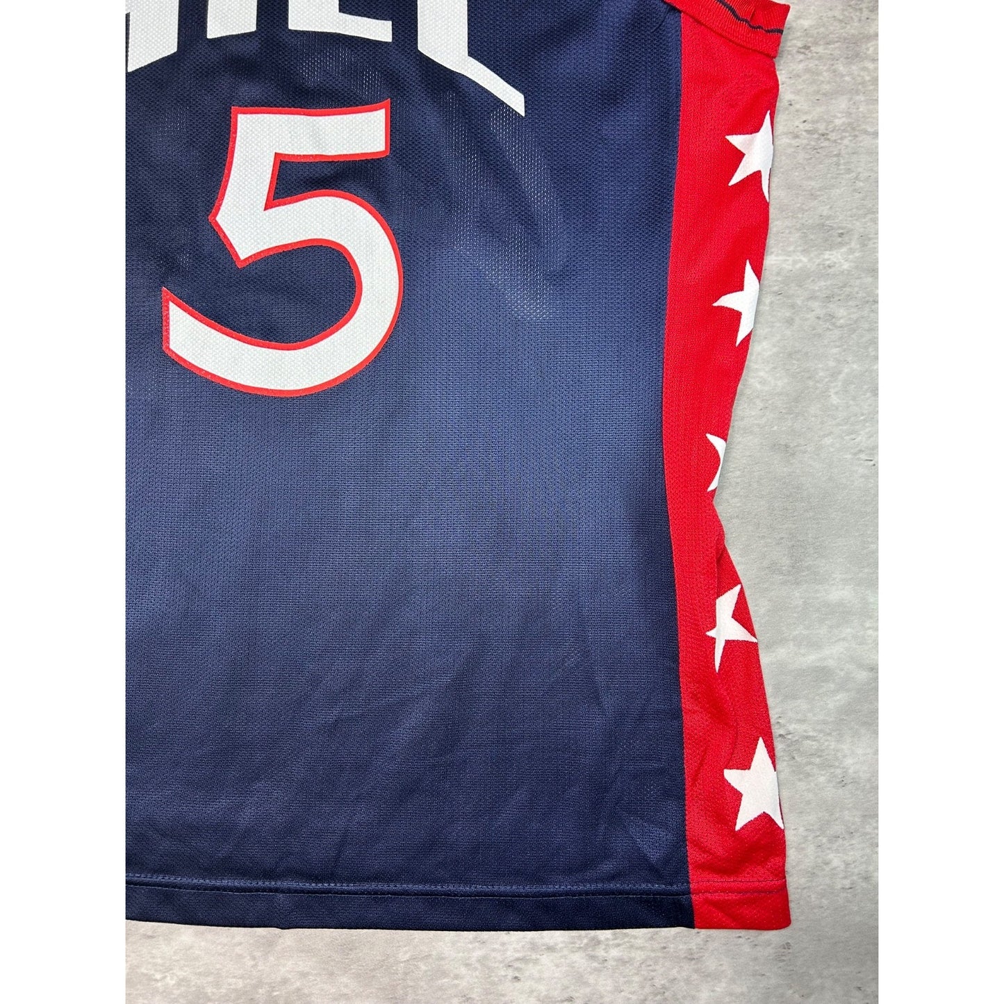 Vintage 90s Grant Hill #5 Olympic Team USA Basketball Dream Team Jersey Sz Large