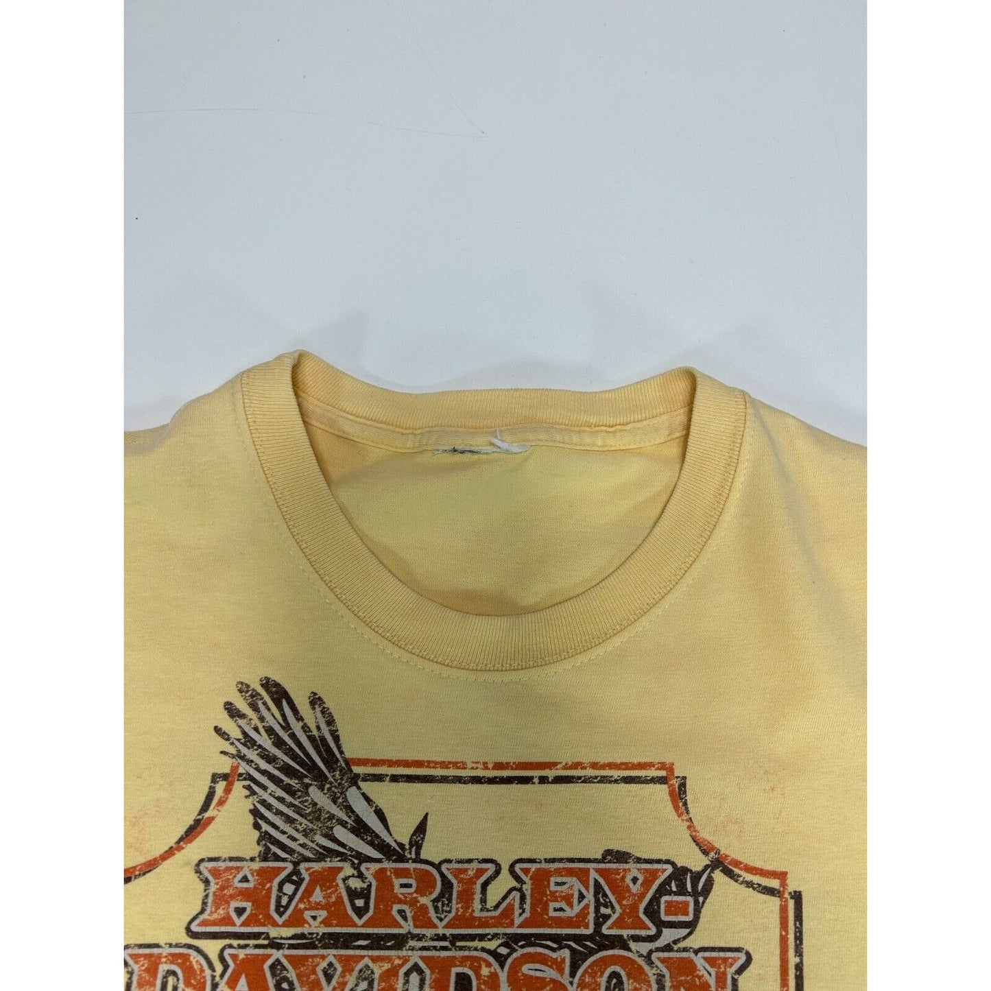 Harley Davidson Ride Free Live Free Bald Eagle Graphic T-Shirt Size Medium