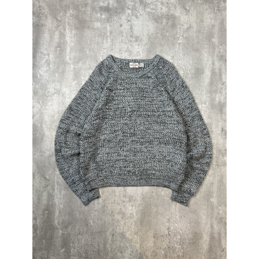 Vintage 80s/90s Raglans Outfitters Pullover Knit Sweater Size Large Grey
