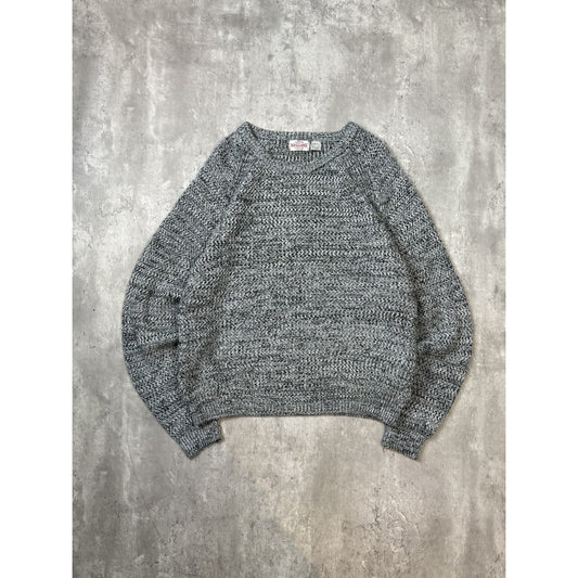 Vintage 80s/90s Raglans Outfitters Pullover Knit Sweater Size Large Grey