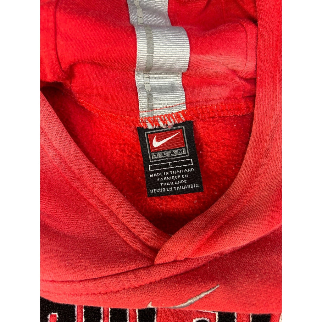Vintage Ohio State Buckeyes NCAA Nike Middle Swoosh Hooded Sweatshirt YOUTH S