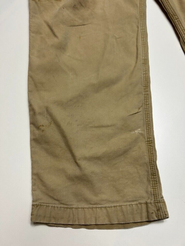 Carhartt Relaxed Fit Canvas Workwear 5 Pocket Pants Size 36 Beige