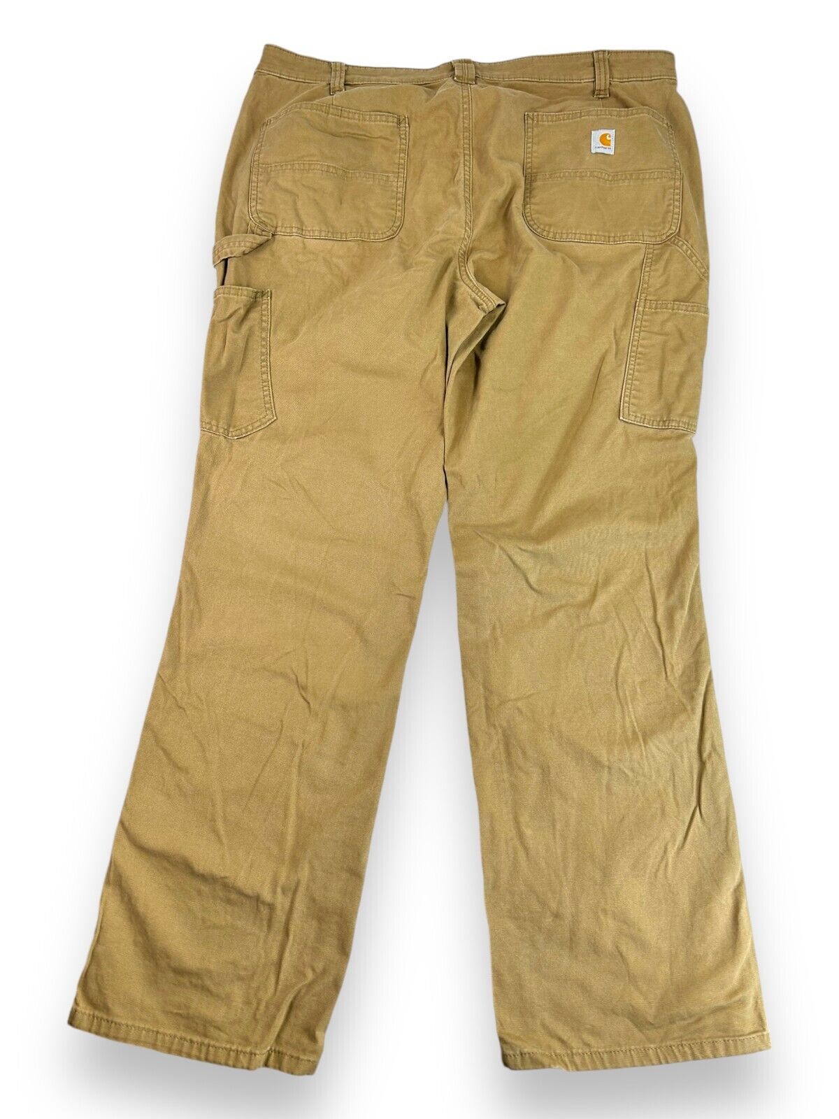 Carhartt Loose Fit Canvas Work Wear Carpenter Pants Size 40W Beige