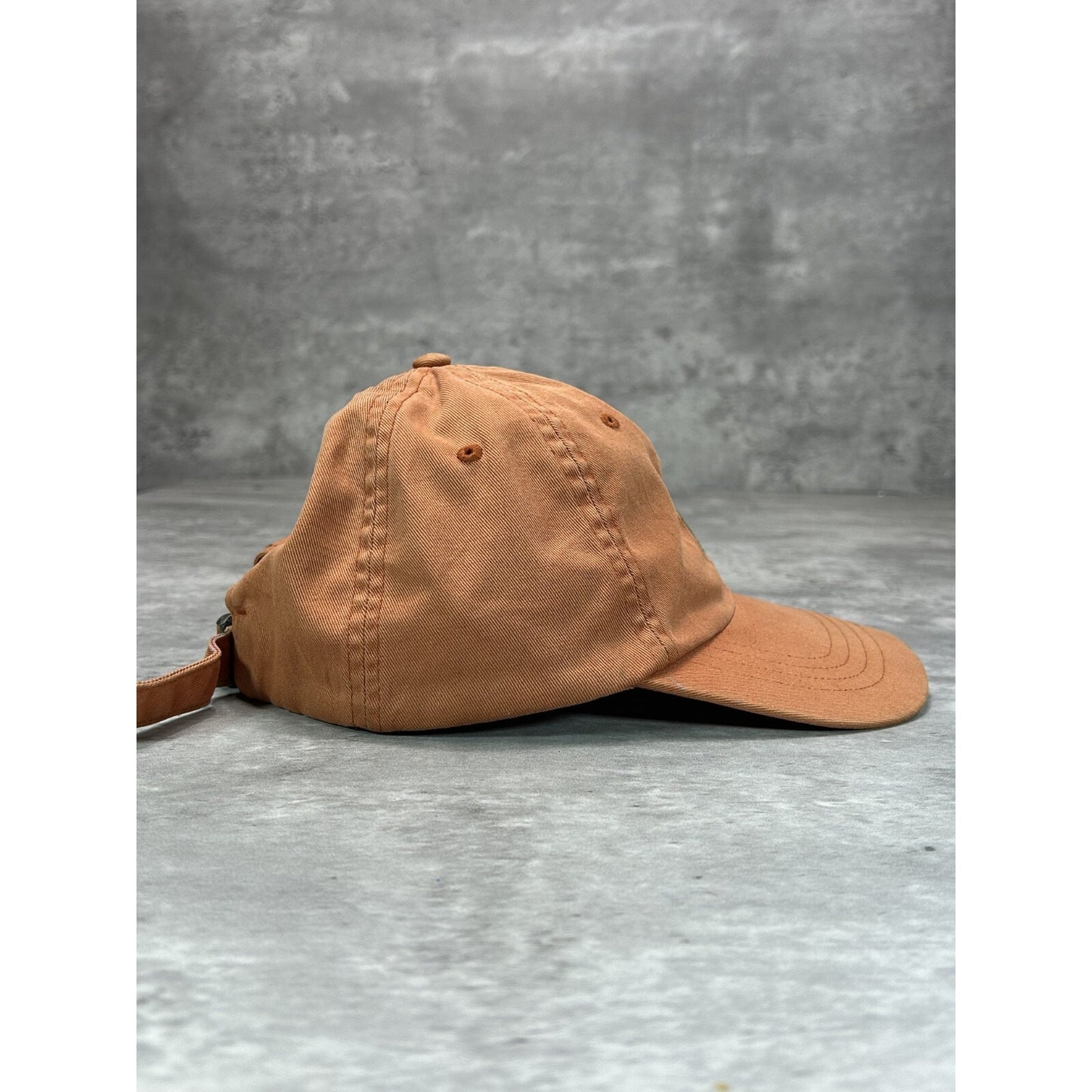 Vintage Polo Ralph Lauren Embroidered Pony Strapback Snapback Hat OSFA Orange