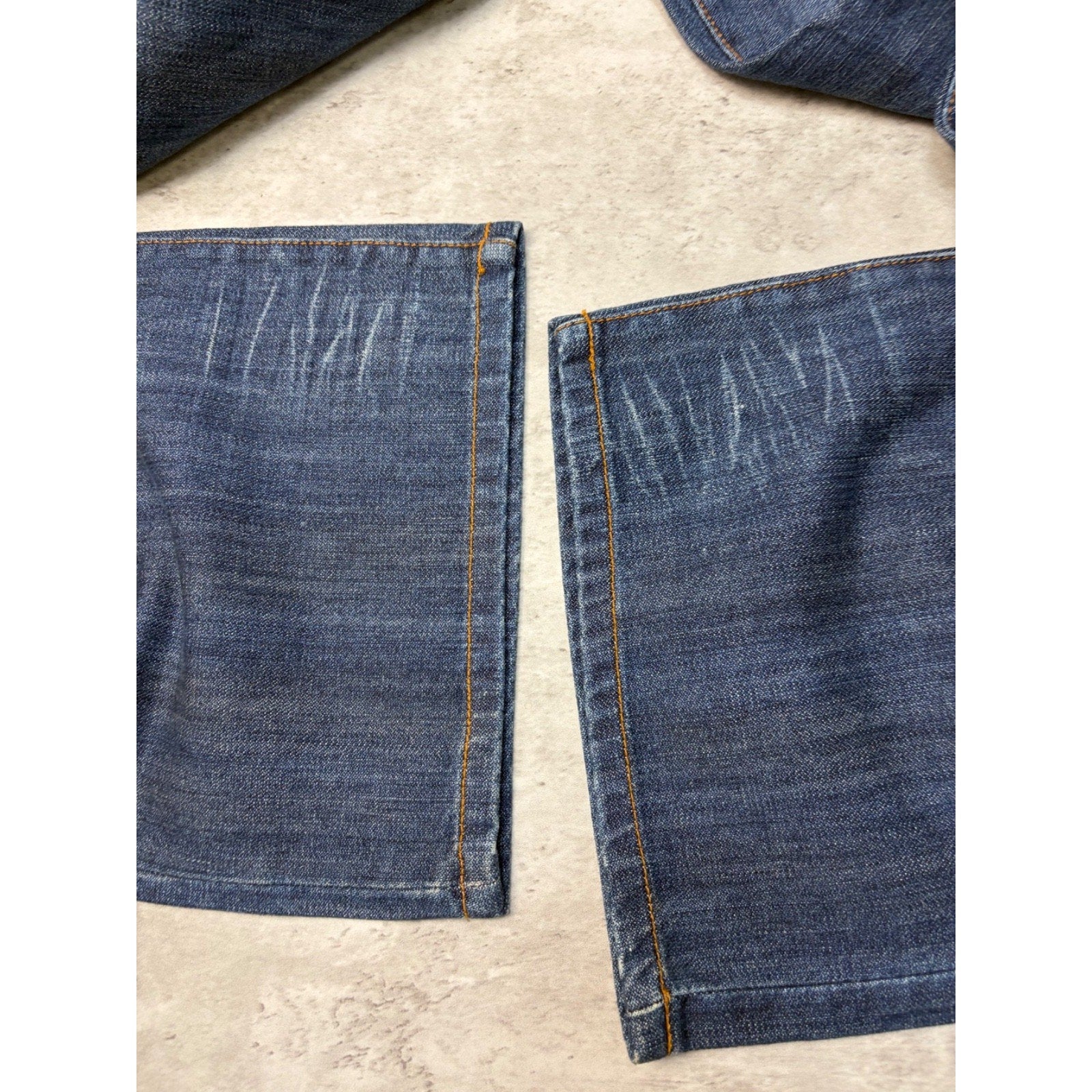Vintage Y2K Rocawear Embroidered Pocket Dark Wash Denim Pants Size 40x34