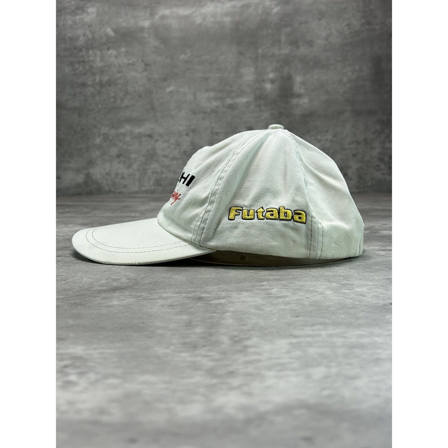 Vintage Delph Racing Embroidered Spellout Nascar Strapback Hat OSFA