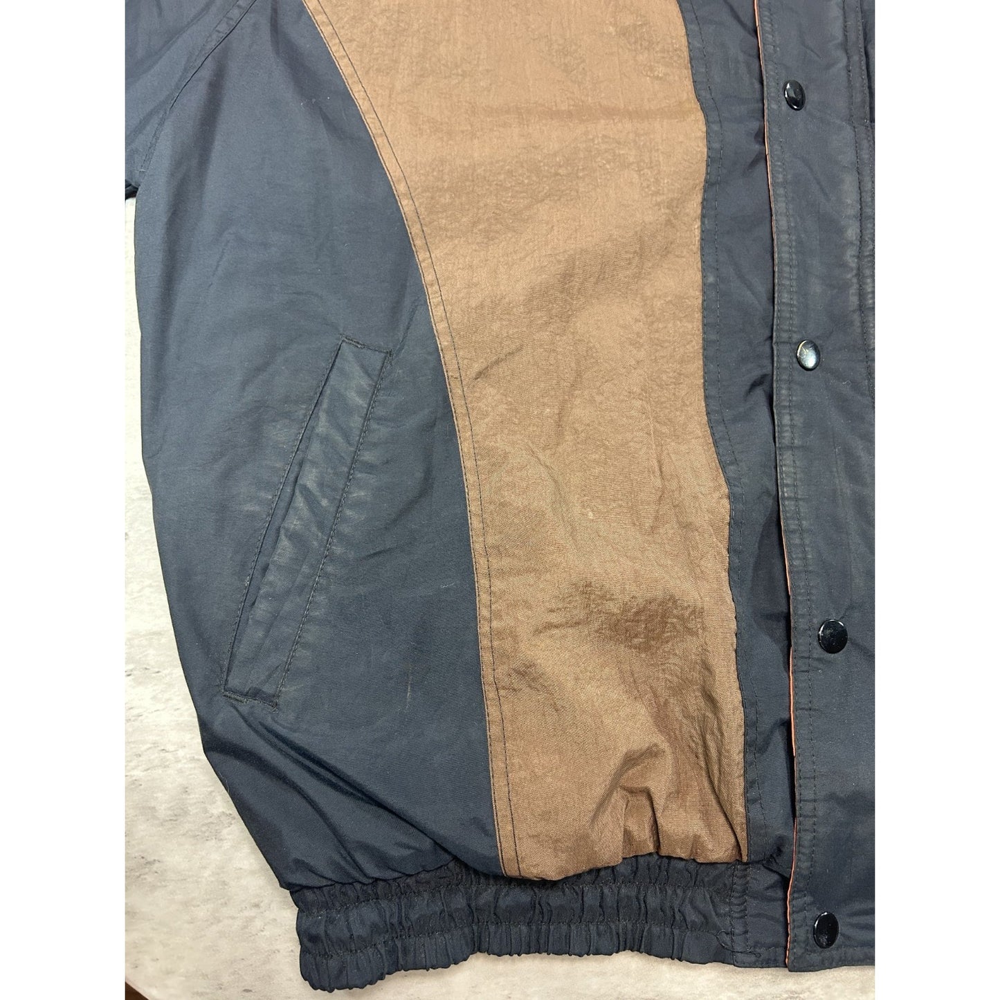 Vintage 90s Cleveland Browns NFL Embroidered Full Zip Starter Jacket Size Large