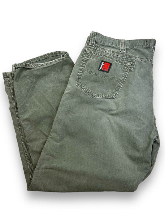 Wrangler Riggs Workwear Ripstop Carpenter Pants Size 40W Green