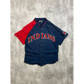 Vintage Cleveland Indians MLB Embroidered Spellout Baseball Jersey Size Large