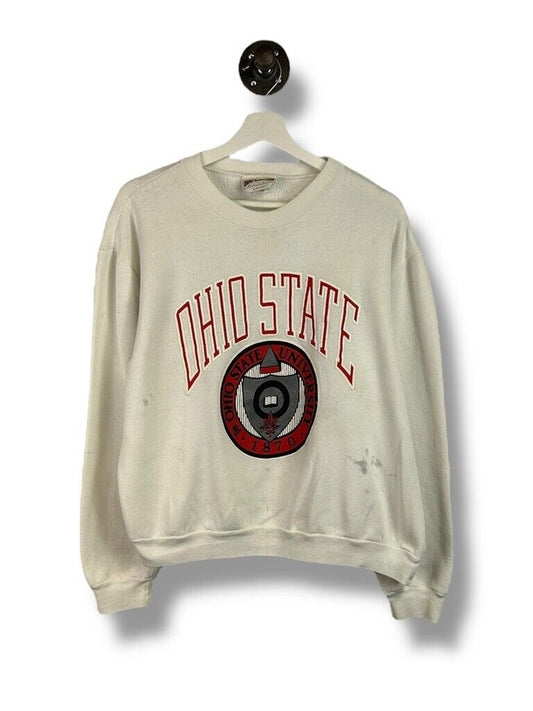 Vintage 90s Ohio State Buckeyes NCAA Collegiate Crest Sweatshirt Size Large