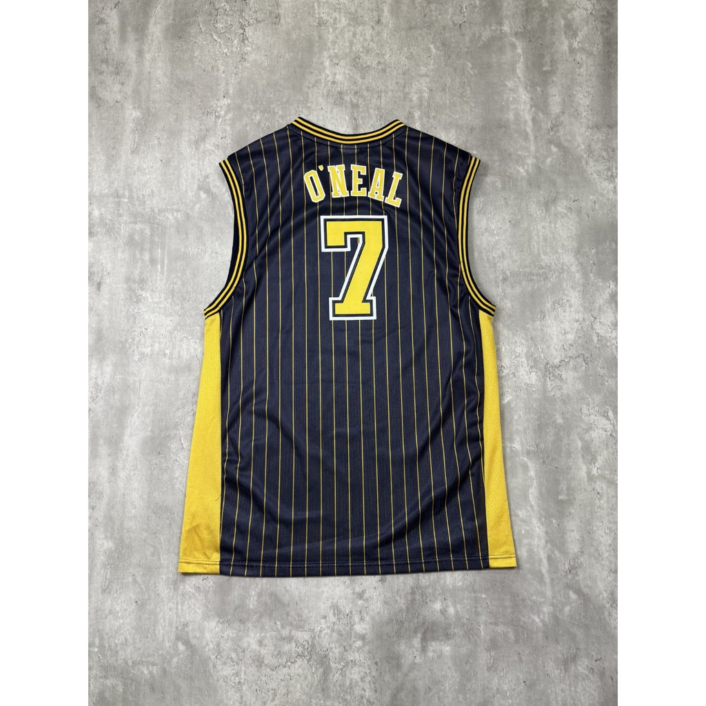 Vintage Shaquille O'Neal #7 Indiana Pacers NBA Reebok Basketball Jersey Sz Large