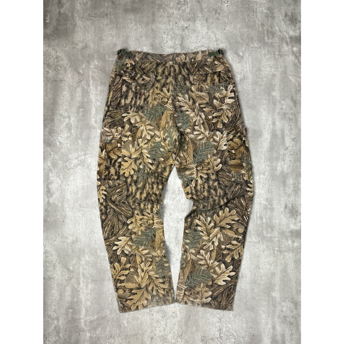Vintage 90s Kleine Camo Tactical Hunting Cargo Pants Size 38 Green/Brown
