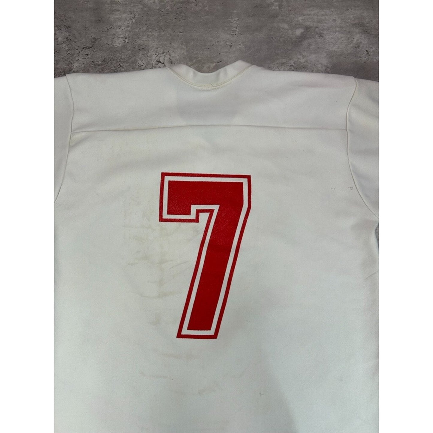 Vintage 1976 #7 Canada Cup Hockey Jersey Size Medium White