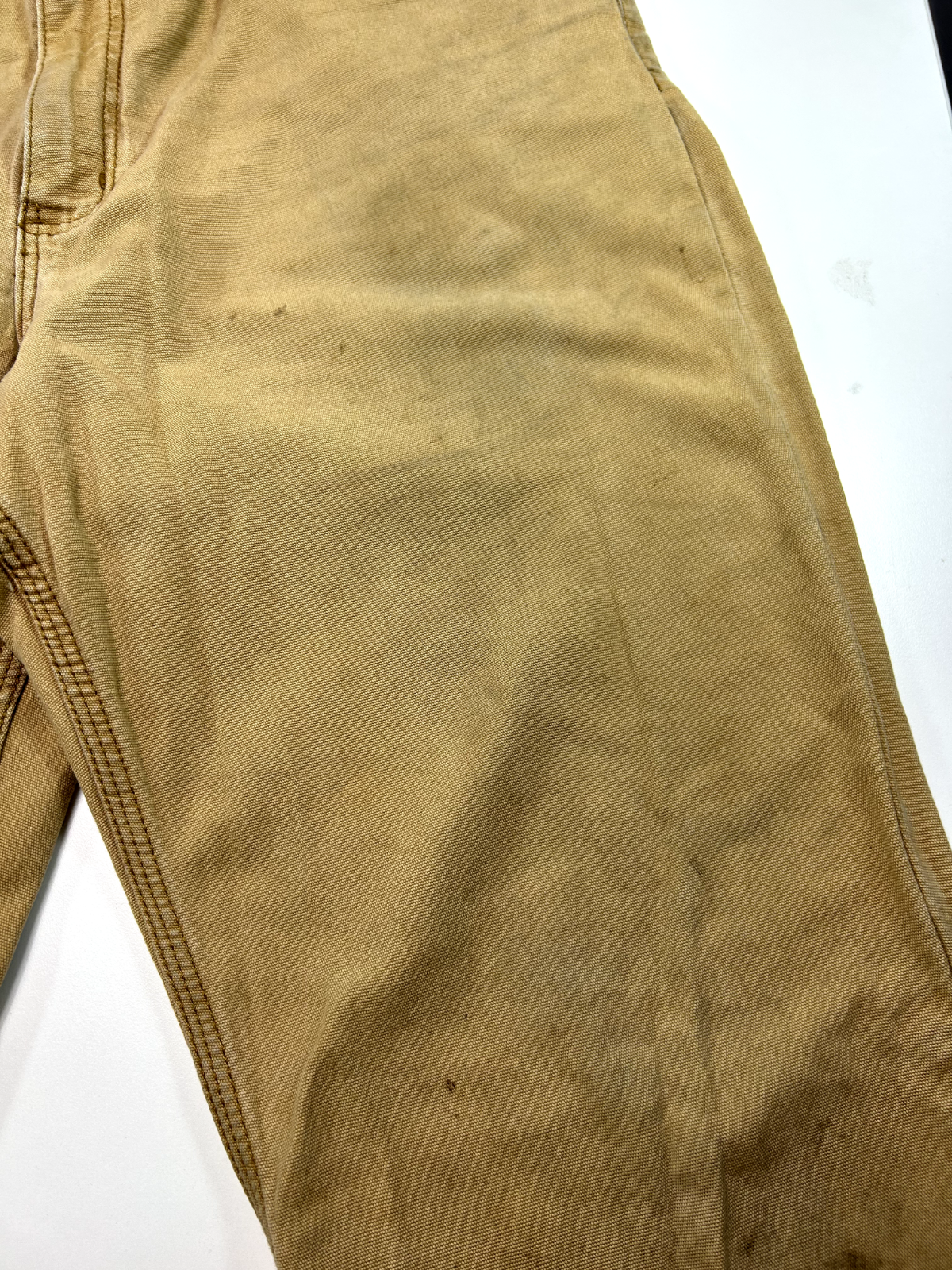 Carhartt Relaxed Fit Canvas Workwear Five Pocket Pants Size 35 Beige