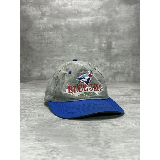 Vintage 90s Toronto Blue Jays MLB Embroidered Logo Baseball Snapback Hat OSFA