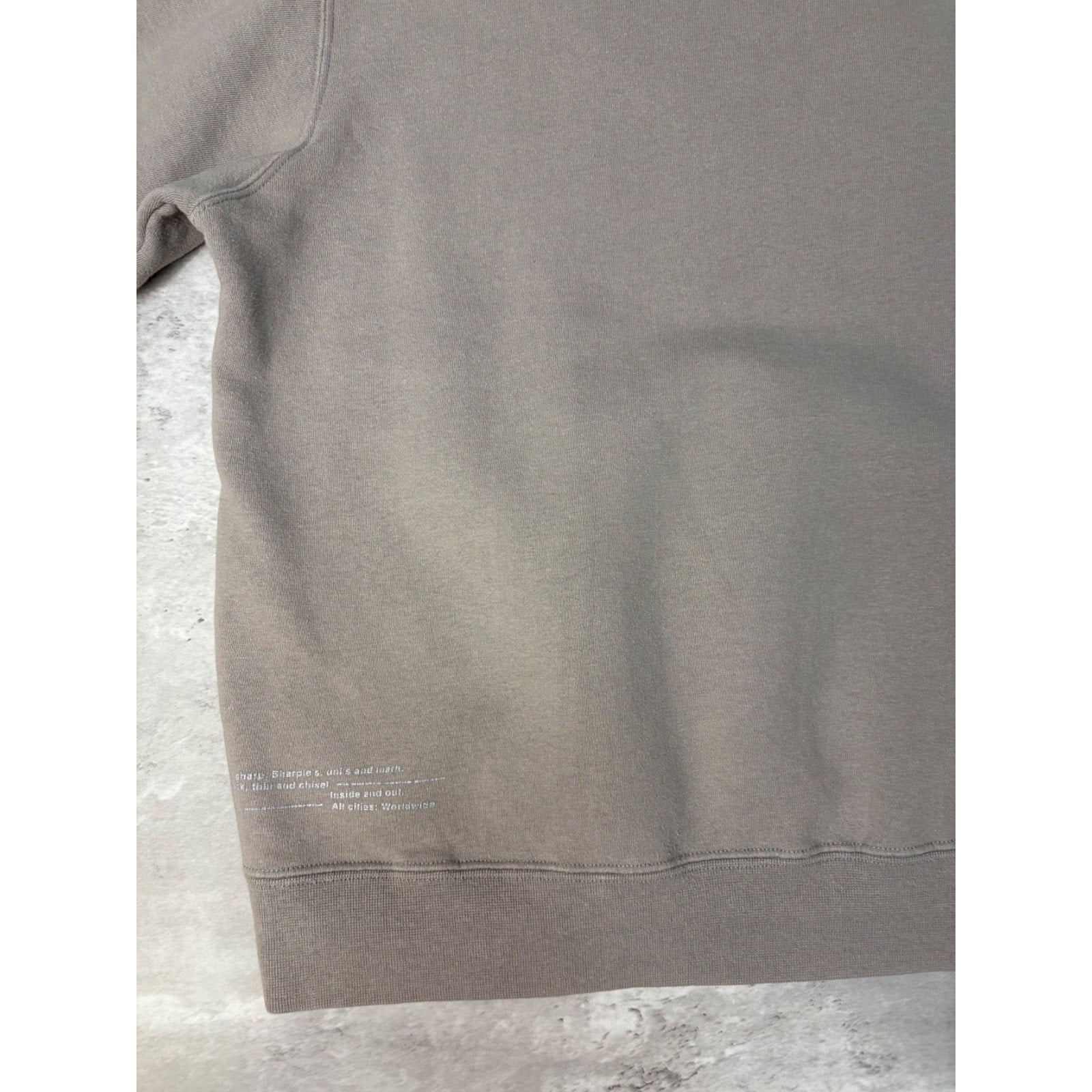 Vintage Stussy 3M Double S Graphic Logo Earth Tone Sweatshirt Size Small