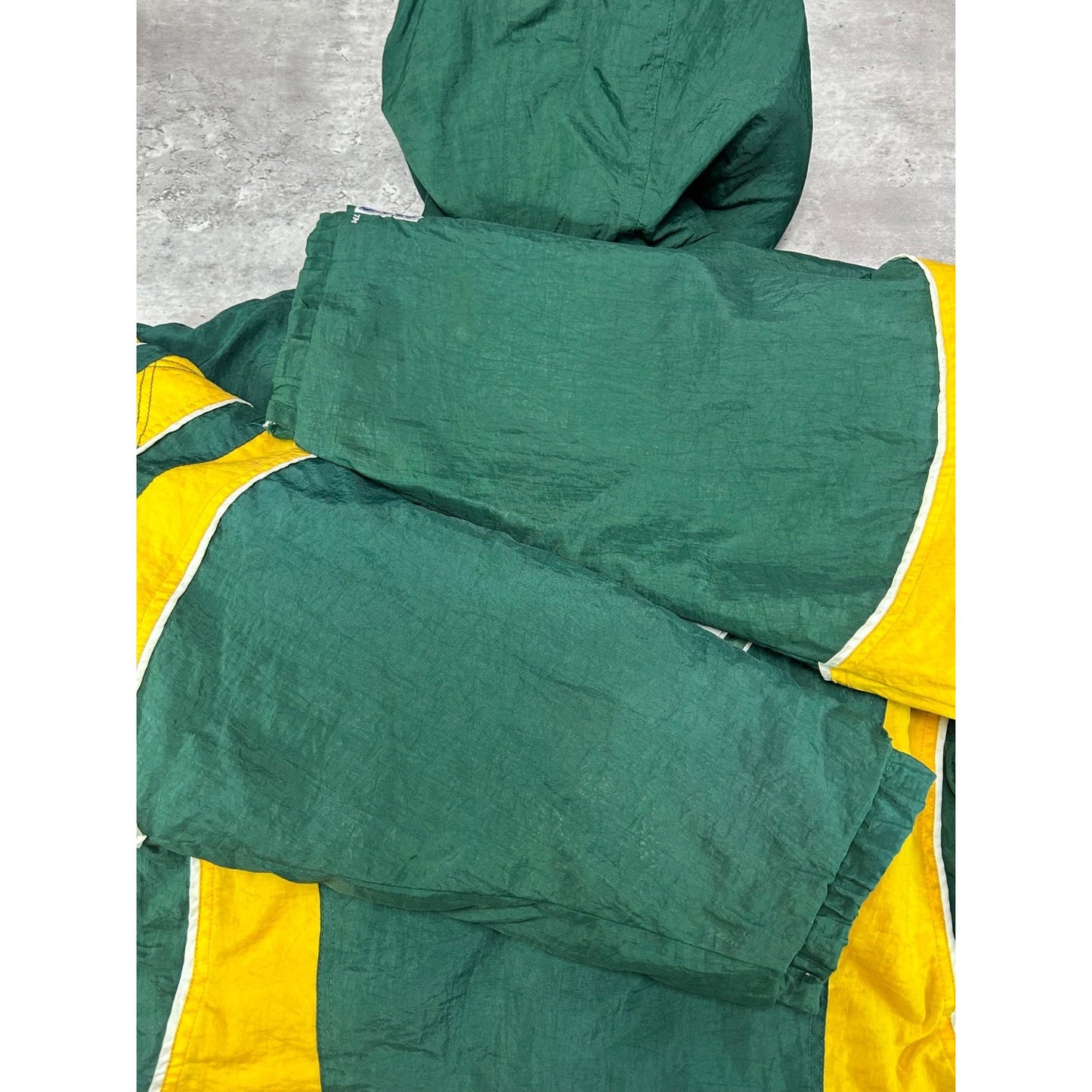 Vintage 90s Green Bay Packers NFL 1/2 Zip Pullover Starter Jacket Size XL