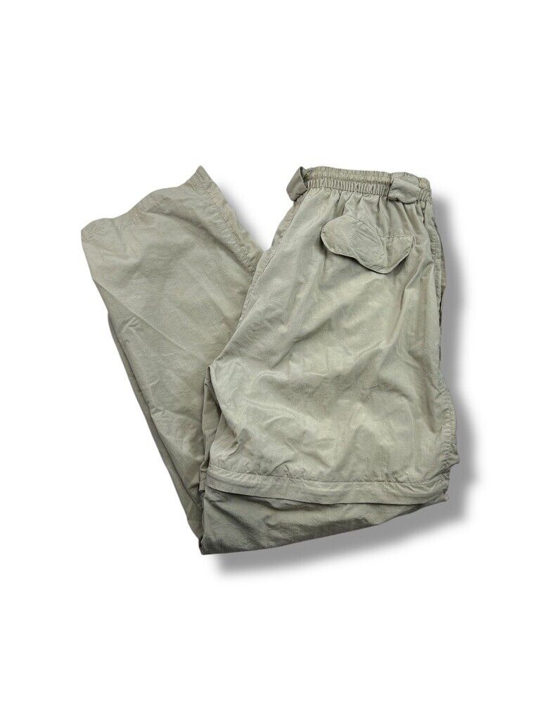 Vintage World Wide Sports Man Nylon Lightweight Convertible Fishing Pants Medium